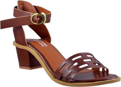 Supreme Leather Women 1011 Tan Heels