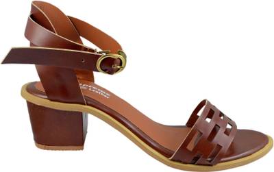 Supreme Leather Women 1011 Tan Heels