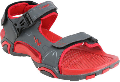

Action Campus Men Dark Grey and Red Sandals