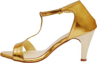 Ilo Women Gold Heels