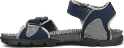 Sparx Men Navy Blue Yellow Sports Sandals