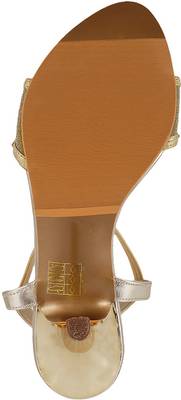 Mochi Women 15,Gold Heels