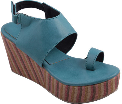 

Adorn Women Green Wedges