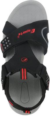 Fsports Men Black Red Sandals