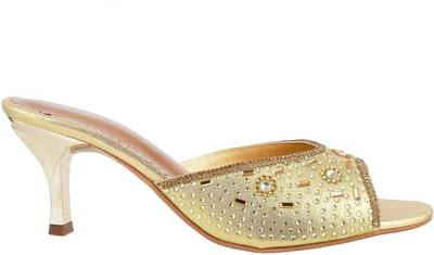 Metro Women 15,Gold Heels