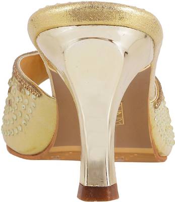 Metro Women 15,Gold Heels
