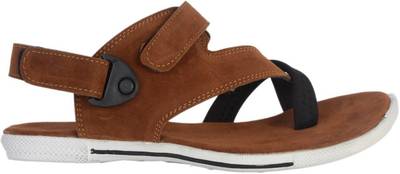 Shoegaro Men Tan Sandals