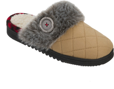 

Dearfoams Women Beige Clogs