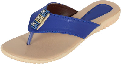 

With The Fashion Women BLUE Flats