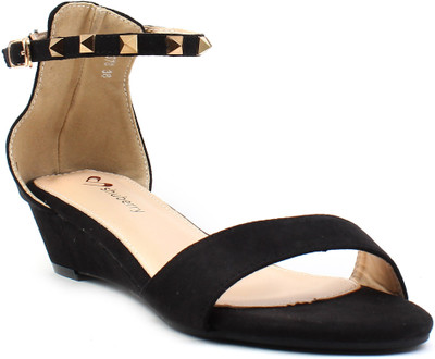 

Shuberry Women Black Wedges