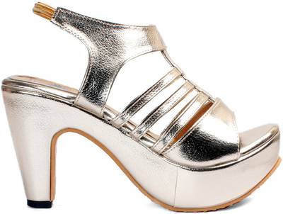 Meriggiare Women Gold Heels