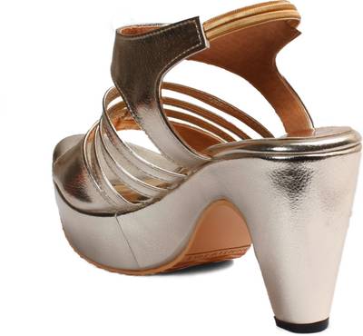 Meriggiare Women Gold Heels