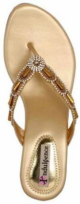 Indulgence Women Gold Heels