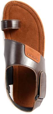 Shoegaro Men Tan Sandals