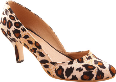 Adorn Women Golden Heels