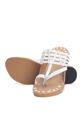 Paduki Men White Sandals