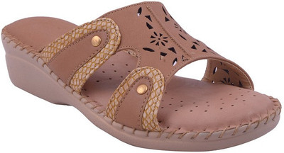

Adorn Women Beige Wedges