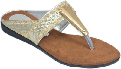 

Myra Women Golden Flats