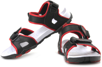 

Puma Men 04, Black, High Risk Red Sports Sandals