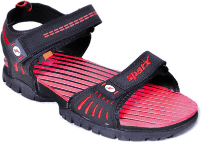 

Sparx Men Black Red Sports Sandals