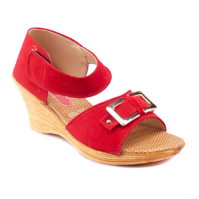 

Dolphin Miles Women Red Wedges