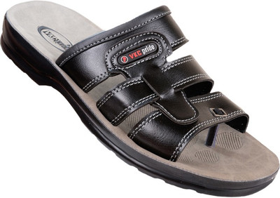 VKC Men Black Flats