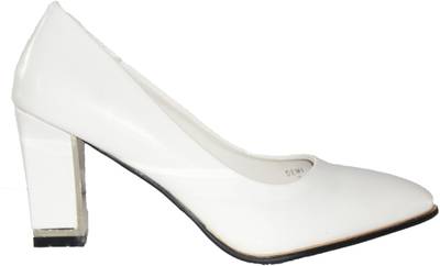 Spunk Women White Heels