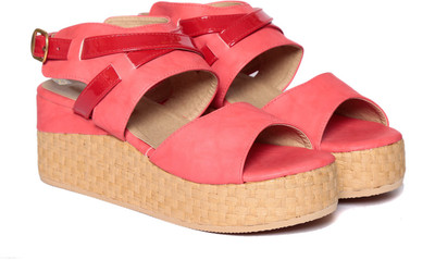

Adorn Women Pink Wedges