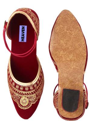 Heavenfoot Women maroon Heels