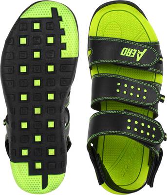 Aero Men BLK::PGRN Sandals