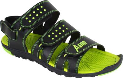 Aero Men BLK::PGRN Sandals