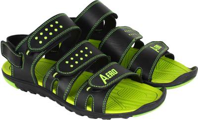 Aero Men BLK::PGRN Sandals