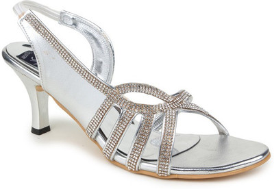 

Sindhi Footwear Women Silver Heels