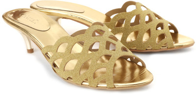 

Catwalk Women Gold Heels