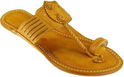 eKolhapuri Men Yellow Sandals