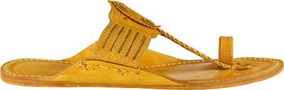 eKolhapuri Men Yellow Sandals