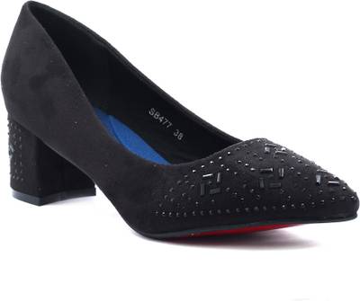 Shuberry Women Black Heels