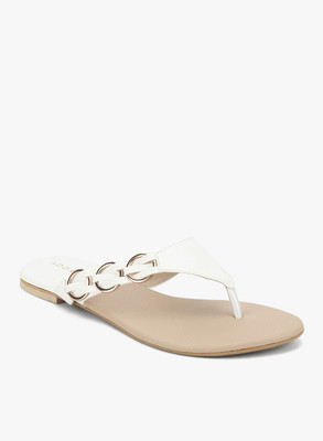 

Addons Women White Flats