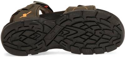 Sparx Men Olive Yellow Sandals