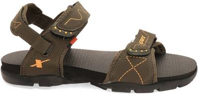 Sparx Men Olive Yellow Sandals