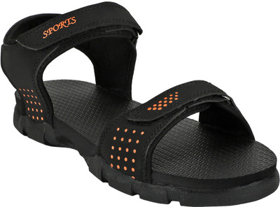

Kraasa Men Black::Orange Sandals