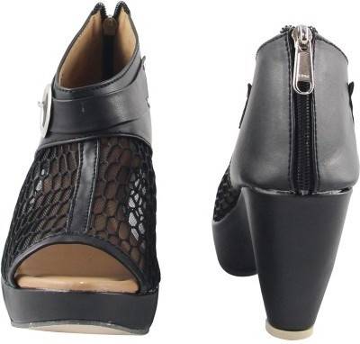 Nshell Women BLACK Heels