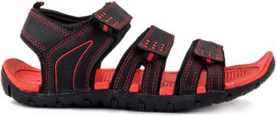 Corpus Men Black::Red Sandals
