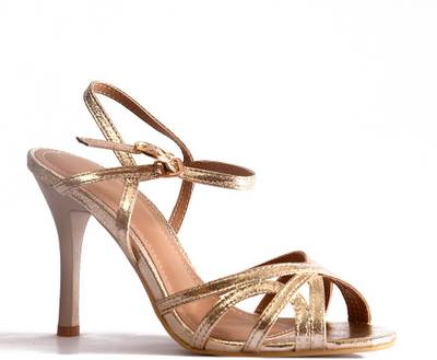 Vanson Women Gold Heels