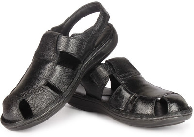 

K2 Leather Men Black Sandals