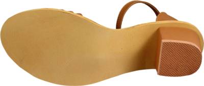 Supreme Leather Women 1012 Tan Heels
