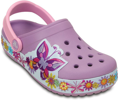 

Crocs Girls Slip-on Clogs(Purple, Iris