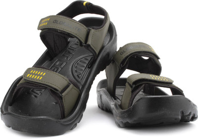 

Globalite Men Olive Yellow Sports Sandals