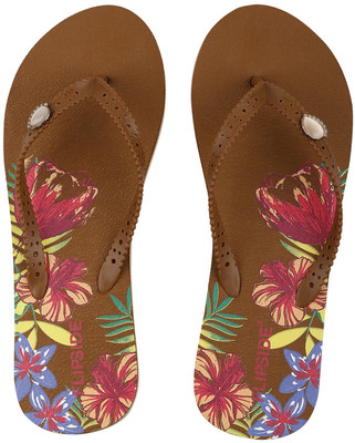

Flipside Canvas Flip Flops, Canvas brown