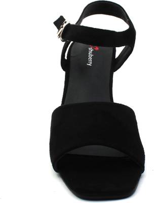 Shuberry Women Black Heels